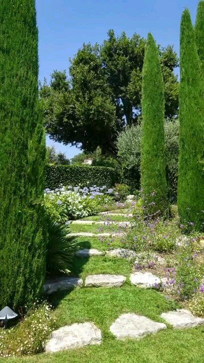 Entretien de jardin au pied du col de Vence.